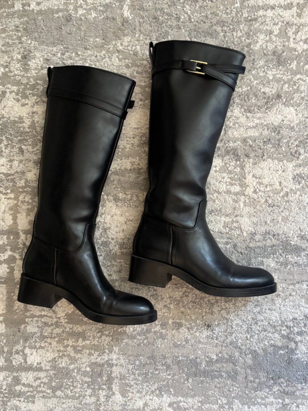 Leather Long Riding Boots